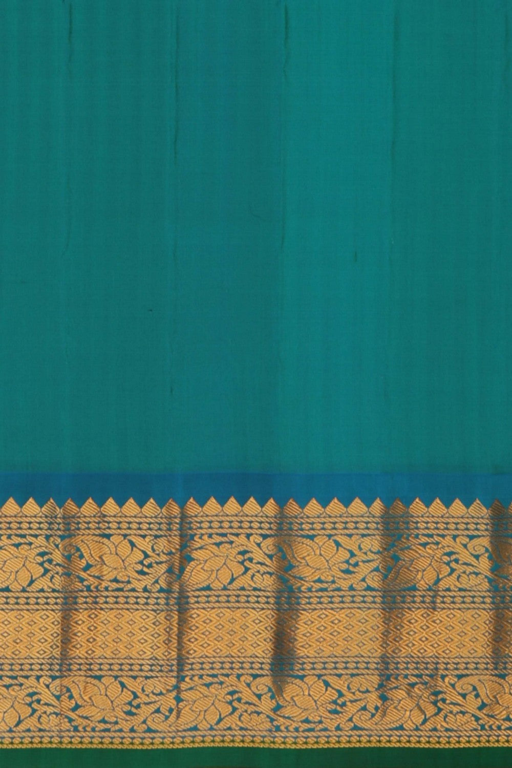 Image of Gadwal Silk Maroon Saree